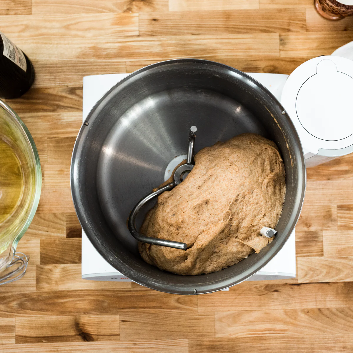 Bosch/Nutrimill Bottom Drive Stainless Steel Bowl for Low-Hydration Dough & Large Batches - Image 3