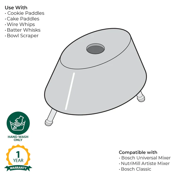 Nutrimill Bosch Cookie Paddles with Metal Drive - Image 5
