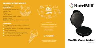 Nutrimill Waffle Cone Maker - Image 3